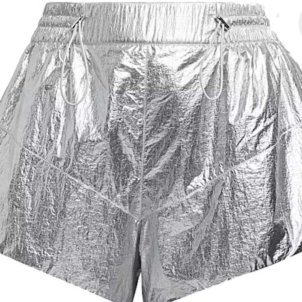 IVY PARK size xs Metallic Silver Women’s Athletic Shorts